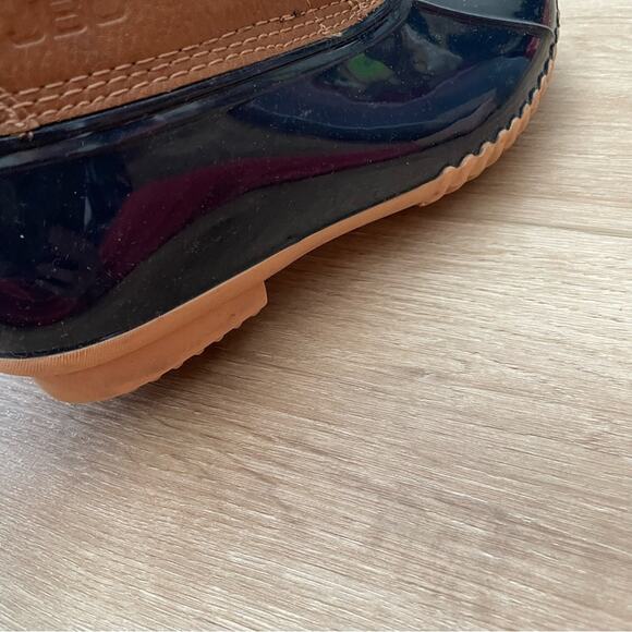 JBU by Jambu Women's Navy/Tan Lace Up Maplewood Waterproof Duck Boots sz 8 - Picture 9 of 9